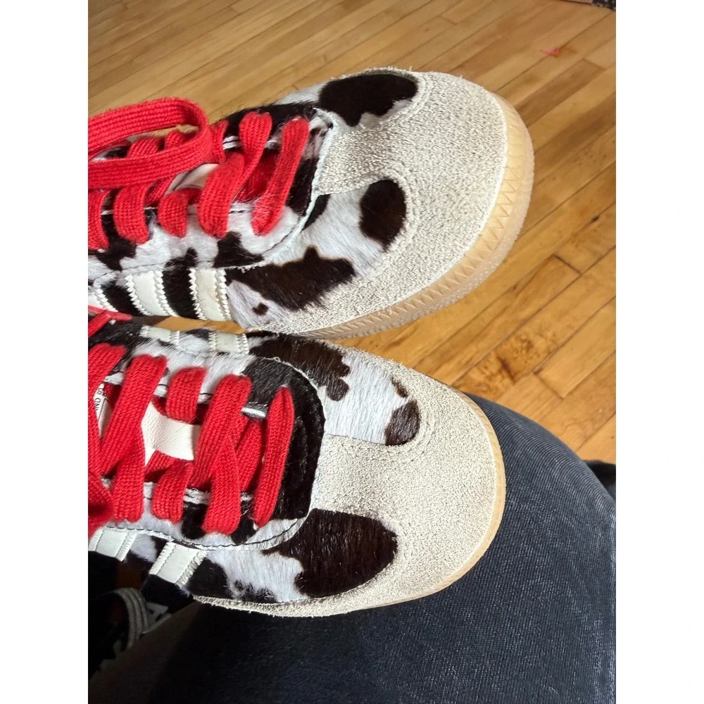 Adidas Japan Cow Print Off White Aurora Coffee Gum sneakers